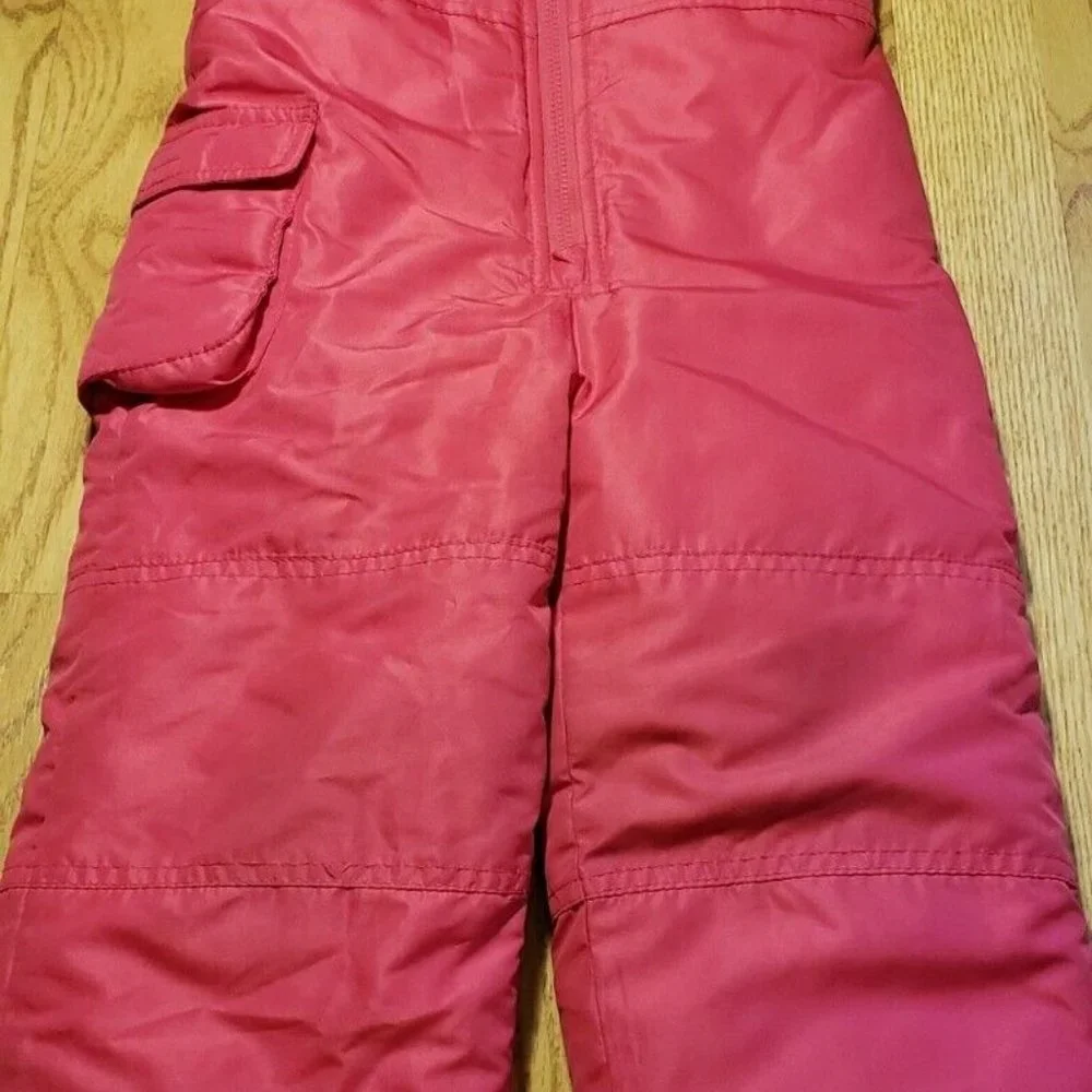 London Fog Girls Snow Overalls Bibs  Size: 3T  Pink